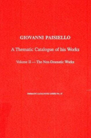 Cover of Giovanni Paisiello (1740-1816)