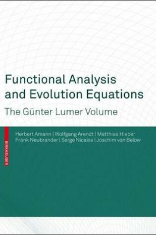 Cover of Functional Analysis and Evolution Equations