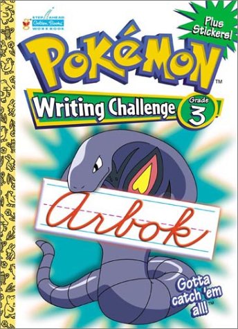 Cover of Pokemon Cursive Challenge Grade 3 with EZ Peel Stickers