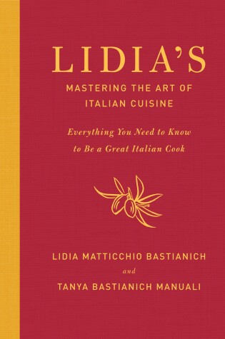 Cover of Lidia's Mastering the Art of Italian Cuisine