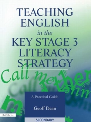 Cover of Teaching English in the Key Stage 3 Literacy Strategy