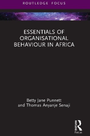 Cover of Essentials of Organisational Behaviour in Africa