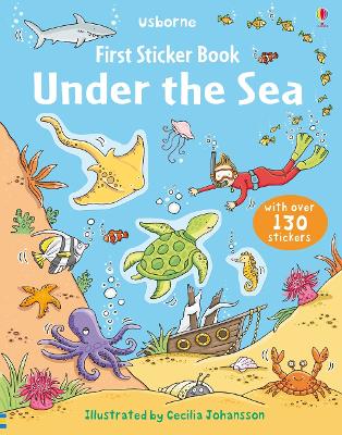 Book cover for First Sticker Book Under the Sea