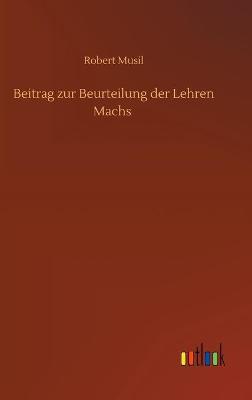 Book cover for Beitrag zur Beurteilung der Lehren Machs