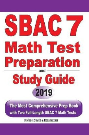 Cover of SBAC 7 Math Test Preparation and Study Guide