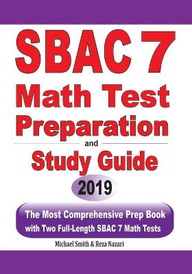 Book cover for SBAC 7 Math Test Preparation and Study Guide