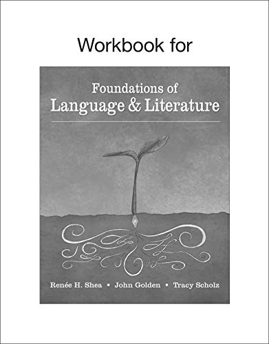 Book cover for Workbook for Foundations of Language and Literature