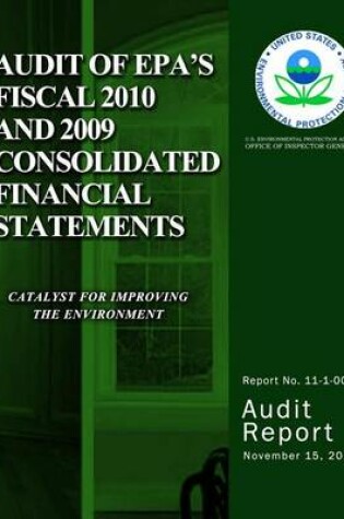 Cover of Audit of EPA's Fiscal 2010 and 2009 Consolidated Financial Statements