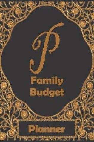 Cover of P Family Budget Planner