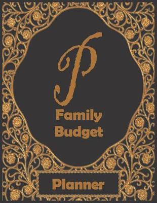 Book cover for P Family Budget Planner