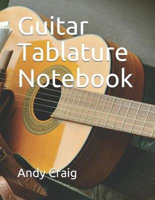 Book cover for Guitar Tablature Notebook