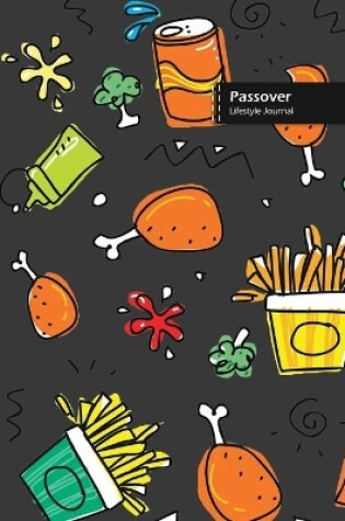 Cover of Passover Lifestyle Journal, Blank Write-in Notebook, Dotted Lines, Wide Ruled, Size (A5) 6 x 9 In (Gray)