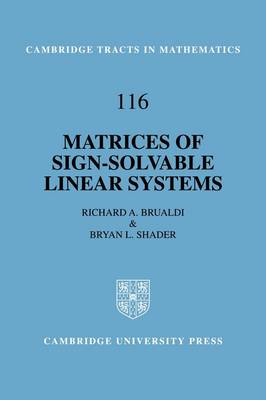 Book cover for Matrices of Sign-Solvable Linear Systems