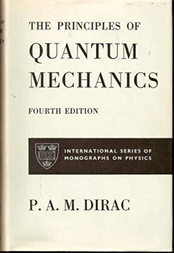 Cover of Principles of Quantum Mechanics