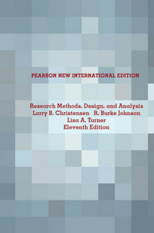 Cover of Research Methods, Design, and Analysis PNIE, plus MySearchLab without eText