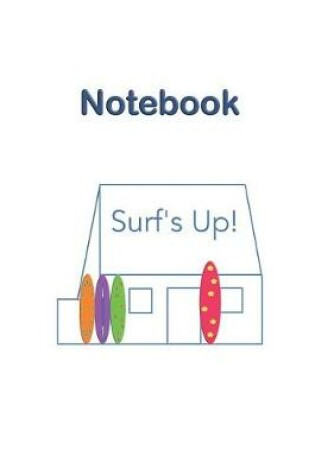 Cover of Jersey Channel Islands Surf's Up White House Notebook