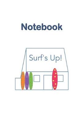 Book cover for Jersey Channel Islands Surf's Up White House Notebook