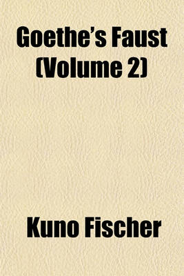 Book cover for Goethe's Faust Volume 2