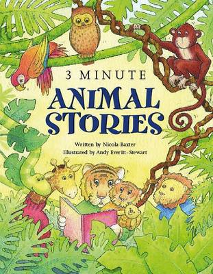 Book cover for 3-minute Animal Stories