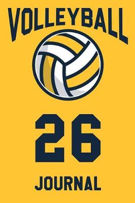 Book cover for Volleyball Journal 26