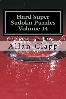 Book cover for Hard Super Sudoku Puzzles Volume 14