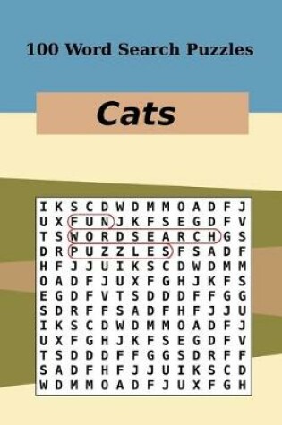 Cover of 100 Word Search Puzzles Cats