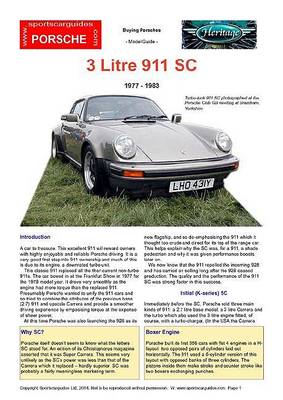 Book cover for 3 Litre 911 SC