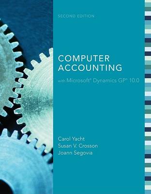 Book cover for Computer Accounting with Microsoft Dynamics GP 10.0