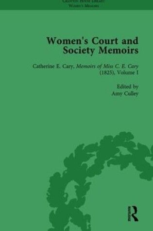 Cover of Women's Court and Society Memoirs, Part I Vol 3