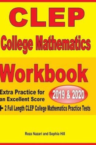 Cover of CLEP College Mathematics Workbook 2019-2020