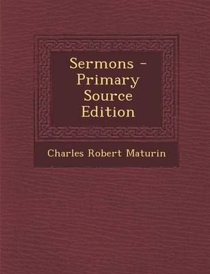 Book cover for Sermons - Primary Source Edition