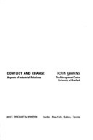 Cover of Conflict and Change