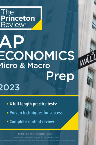 Cover of Princeton Review AP Economics Micro & Macro Prep, 2023