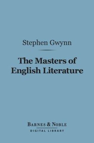 Cover of The Masters of English Literature (Barnes & Noble Digital Library)