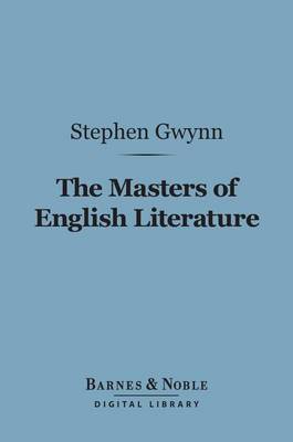 Book cover for The Masters of English Literature (Barnes & Noble Digital Library)