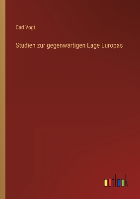 Book cover for Studien zur gegenwärtigen Lage Europas