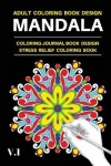 Book cover for Adult Coloring Book Design Mandala