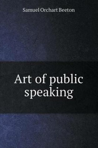 Cover of Art of Public Speaking