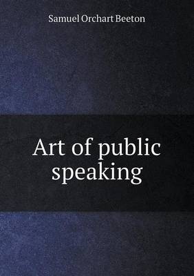 Book cover for Art of Public Speaking