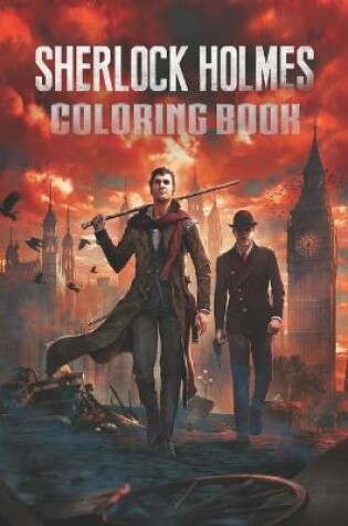 Cover of Sherlock Holmes Coloring Book