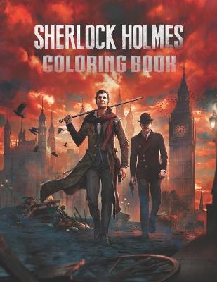 Book cover for Sherlock Holmes Coloring Book