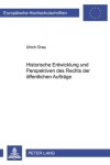 Book cover for Historische Entwicklung Und Perspektiven Des Rechts Der Oeffentlichen Auftraege