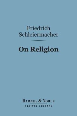 Cover of On Religion (Barnes & Noble Digital Library)