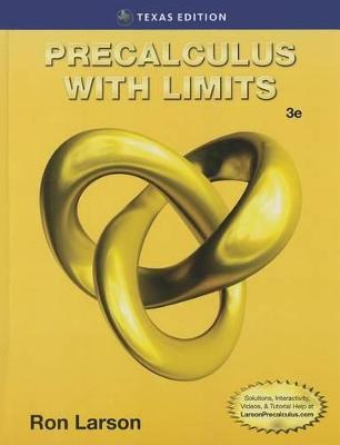 Book cover for Precalculus with Limits, Texas Edition