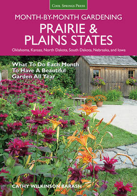 Book cover for Prairie & Plains States Month-by-Month Gardening