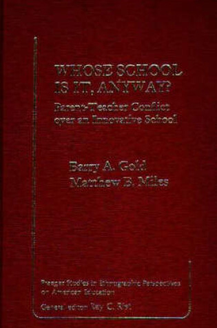 Cover of Whose School is It, Anyway?