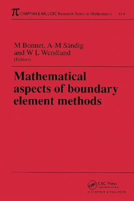 Book cover for Mathematical Aspects of Boundary Element Methods