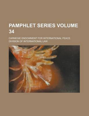 Book cover for Pamphlet Series Volume 34