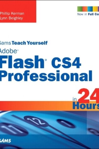 Cover of Sams Teach Yourself Adobe Flash CS4 Professional in 24 Hours