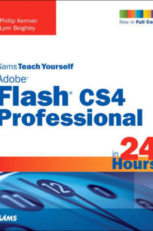 Cover of Sams Teach Yourself Adobe Flash CS4 Professional in 24 Hours